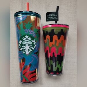 Starbucks Colorful Tumbler Set